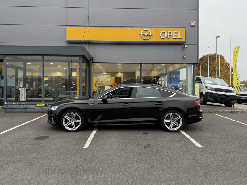 Audi A5 Sportback S Line 2.0 TDI 150ch S Tronic 7 - Berline familiale avec toit ouvrant et attelage disponible chez Opel à Fécamp