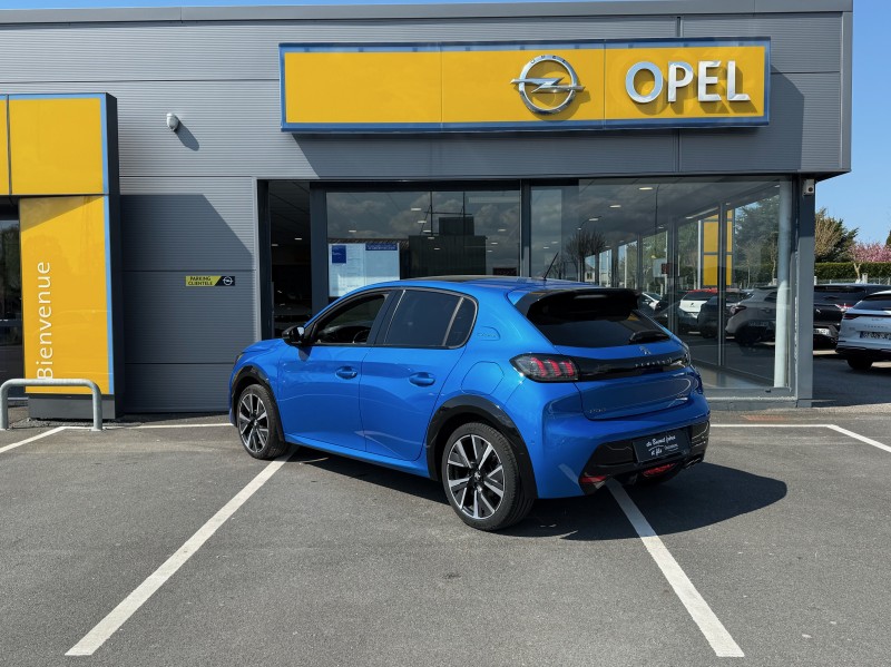 Peugeot 208 GT-Line 1.2 PureTech 130ch EAT8 - Citadine d’occasion avec toit panoramique disponible chez Opel à Fécamp 76