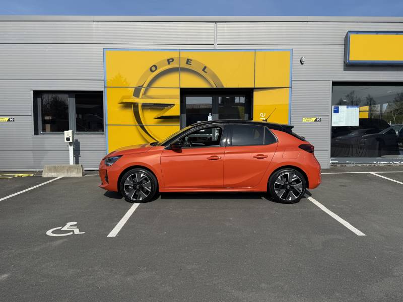 Opel Corsa électrique occasion Fécamp Yvetot 136ch autonomie 300km 2021 garantie voiture électrique OPEL Buquet Frères à vendre