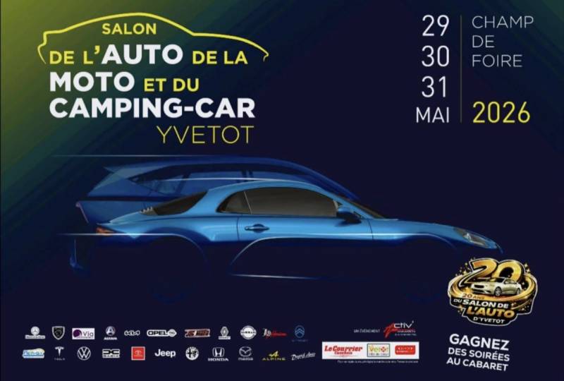Opel et Kia sur le salon de l'auto d'Yvetot du 29 au 31 mai 2026