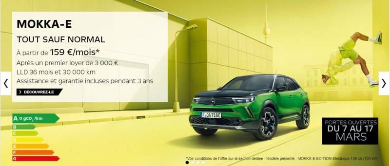 En mars les Ets Buquet Frères et Fils vous offrent la recharge de votre électrique Opel